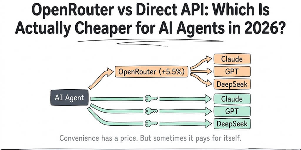 OpenRouter vs Direct API: Which Is Actually Cheaper for AI Agents in 2026?