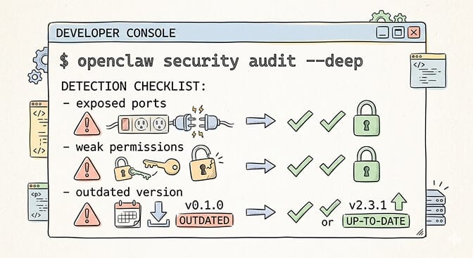Run OpenClaw security audit