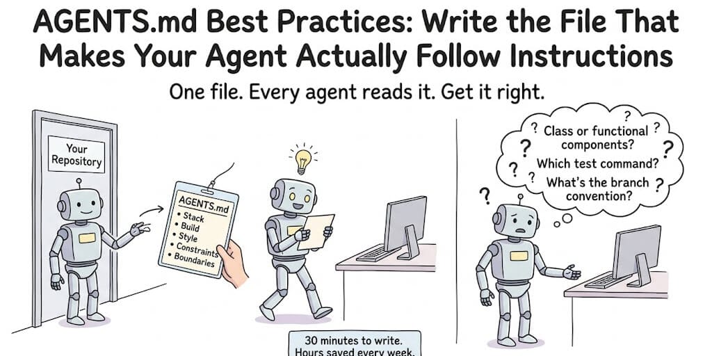 AGENTS.md Best Practices: Write the File That Makes Your Agent Actually Follow Instructions
