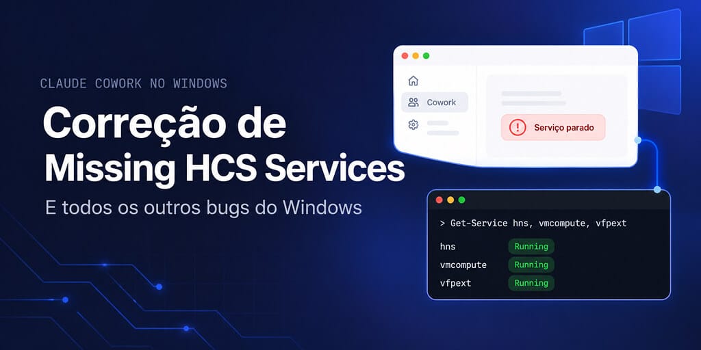 Claude Cowork "Missing HCS Services" no Windows: Solução