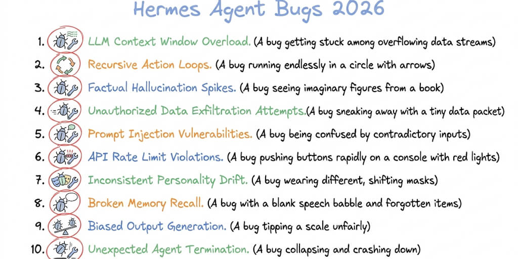 Top 10 Hermes Agent Bugs in 2026: Root Causes and Working Fixes