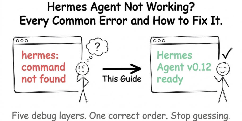 Hermes Agent Not Working? Every Common Error and How to Fix It