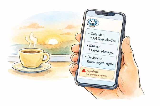 Two highest-ROI first AI agents to build: morning briefing and email triage