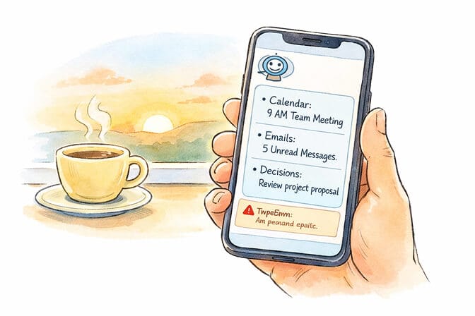 Two highest-ROI first AI agents to build: morning briefing and email triage
