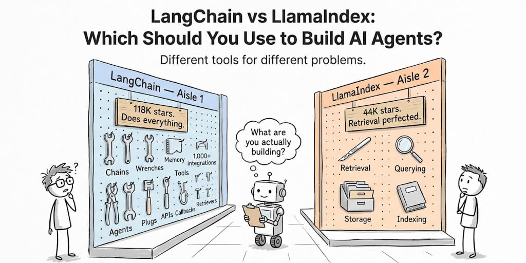 LangChain vs LlamaIndex: Which Should You Use to Build AI Agents?
