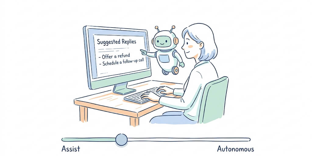 AI Agent Assist: What It Is, How It Works, and When to Go Fully Autonomous