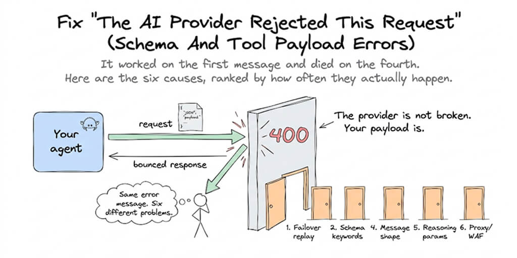 Fix "The AI Provider Rejected This Request" (Schema And Tool Payload Errors)
