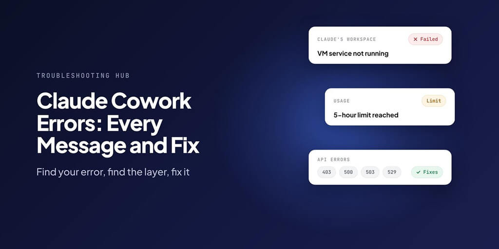 Claude Cowork Errors: Every Message and Fix (2026)