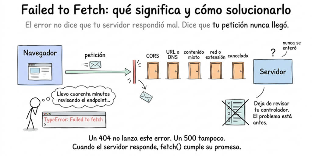 Failed to Fetch: qué significa y cómo solucionarlo