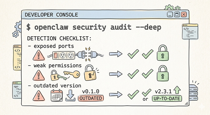 Run OpenClaw security audit