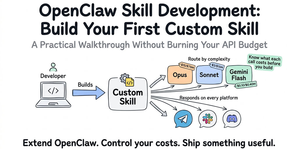 OpenClaw Skill Development: Build Your First Custom Skill Without Burning Your API Budget