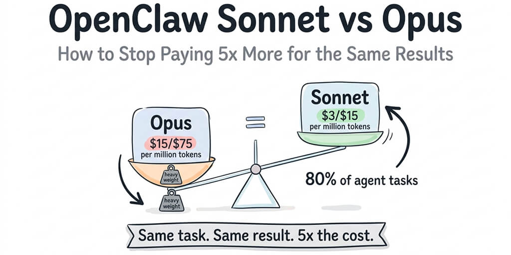 OpenClaw Sonnet vs Opus: Stop Paying 5x More (2026)